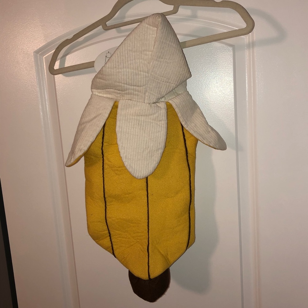 Peeled banana dog costume - Halloween costume